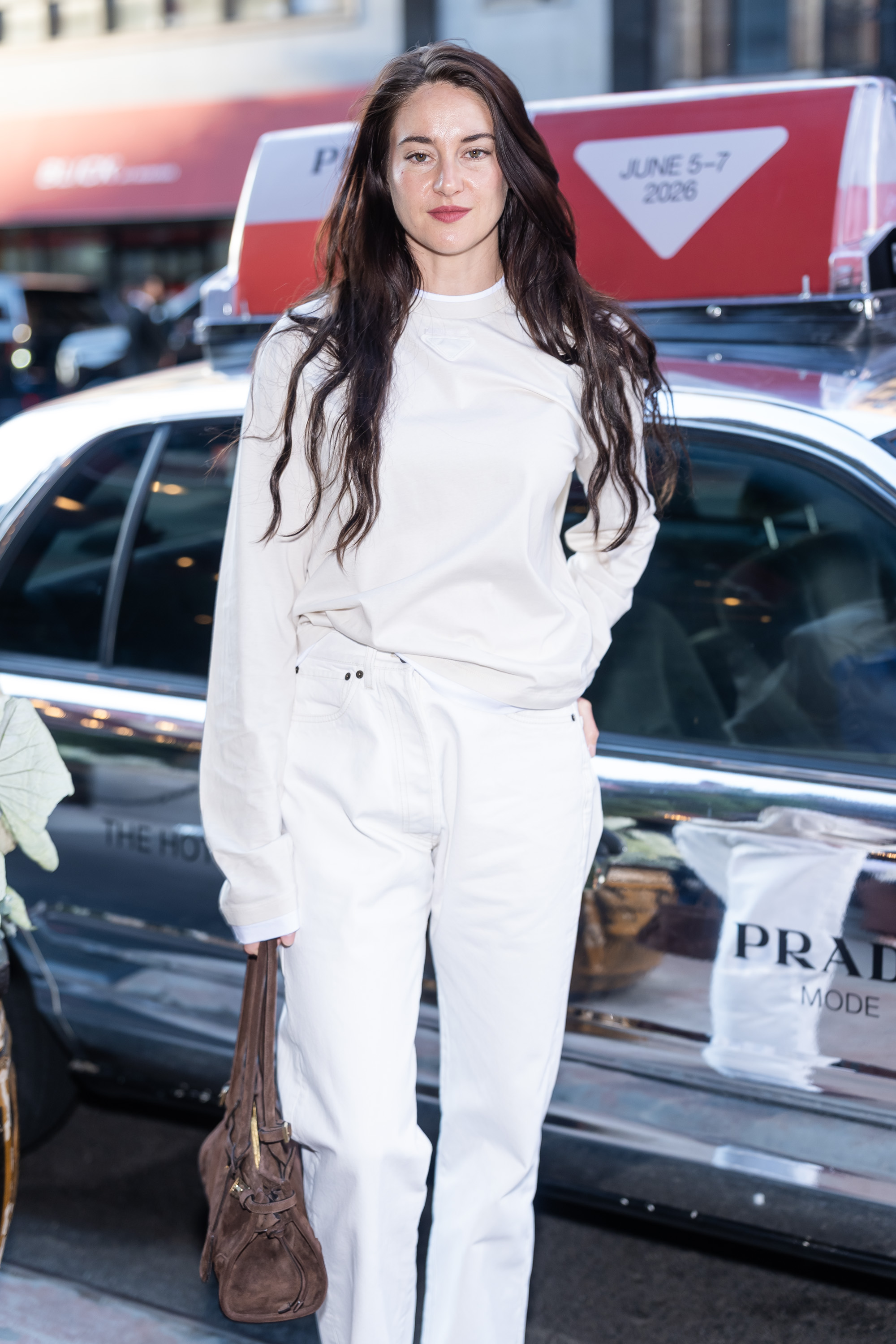 Shailene Woodley attends Prada Mode at the Chelsea Hotel on June 03, 2026 in New York City.