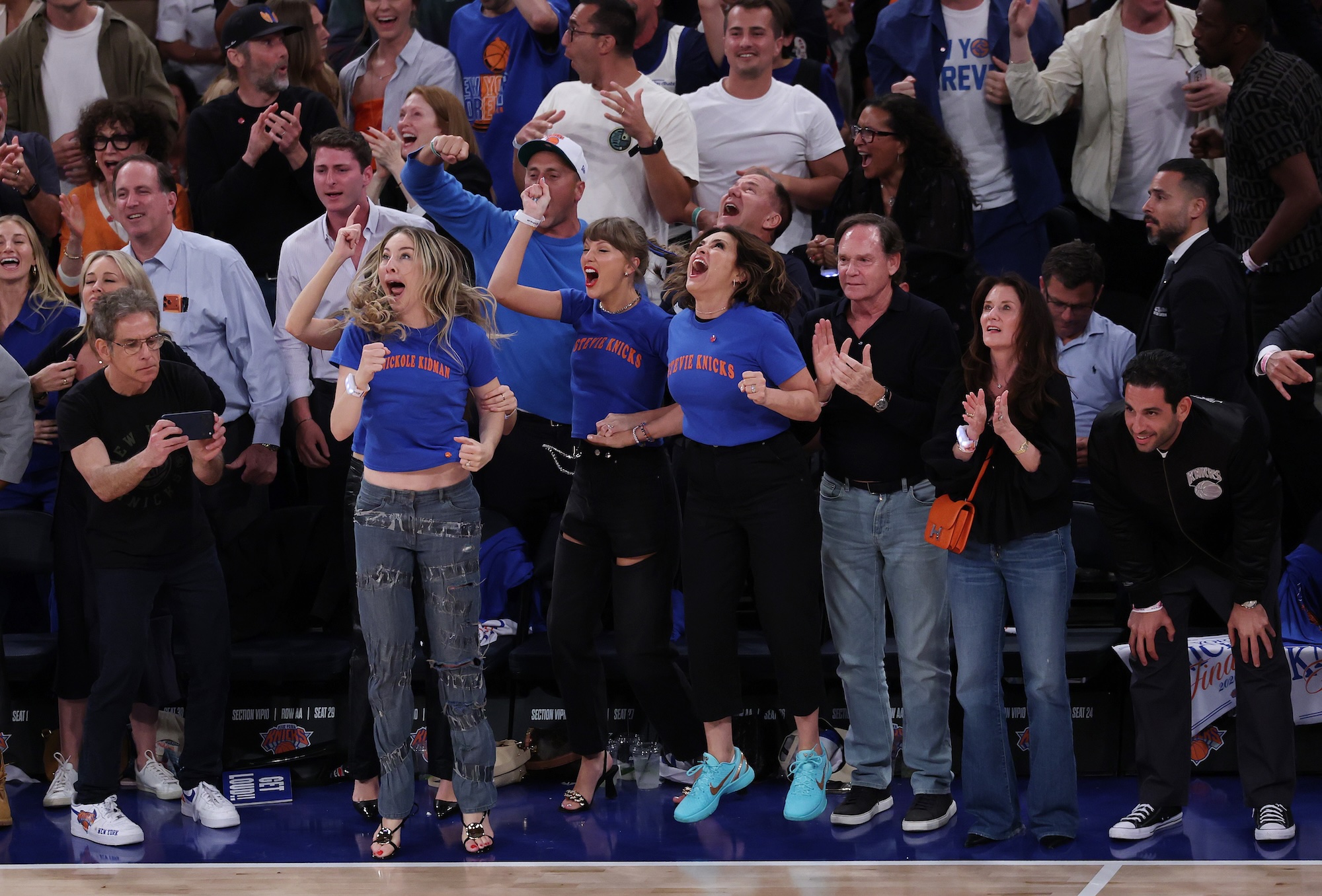 Taylor Swift Jokes She Screamed for Entire Knicks Game