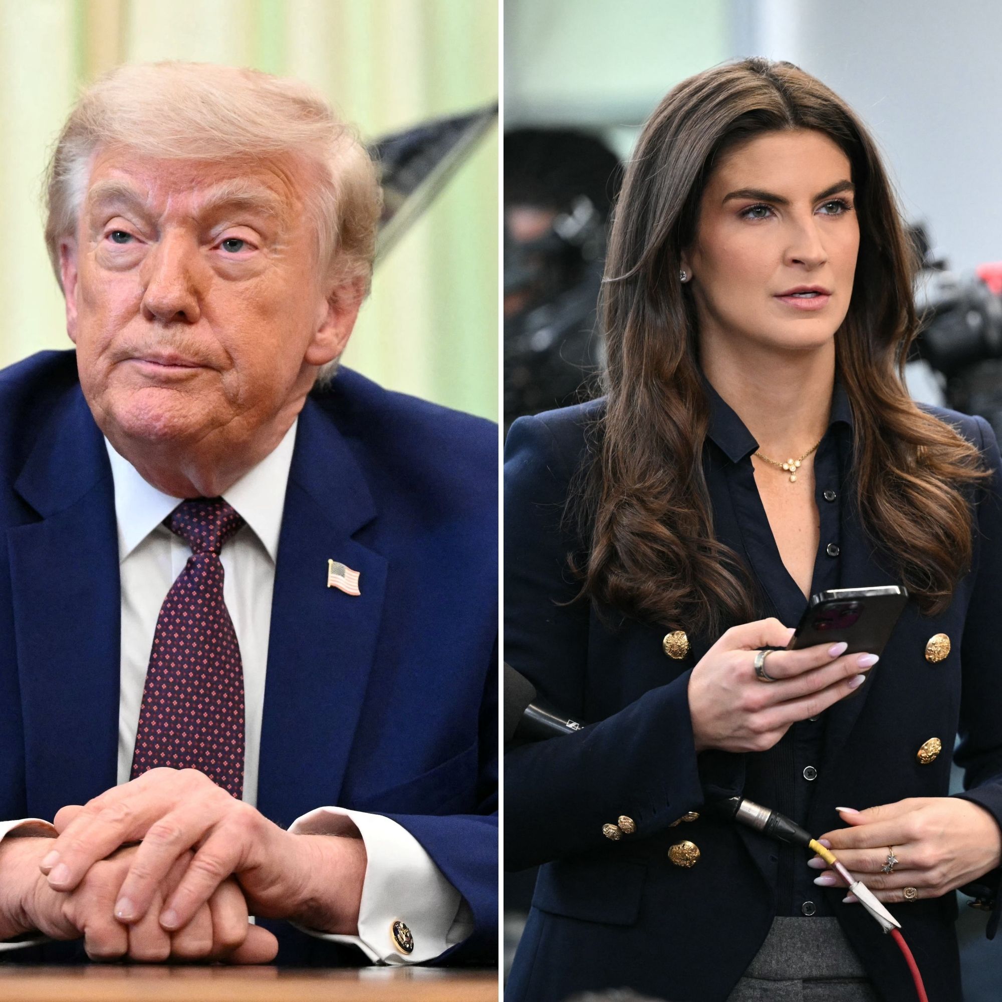 President Donald Trump Criticizes CNN's Kaitlan Collins for Not Smiling