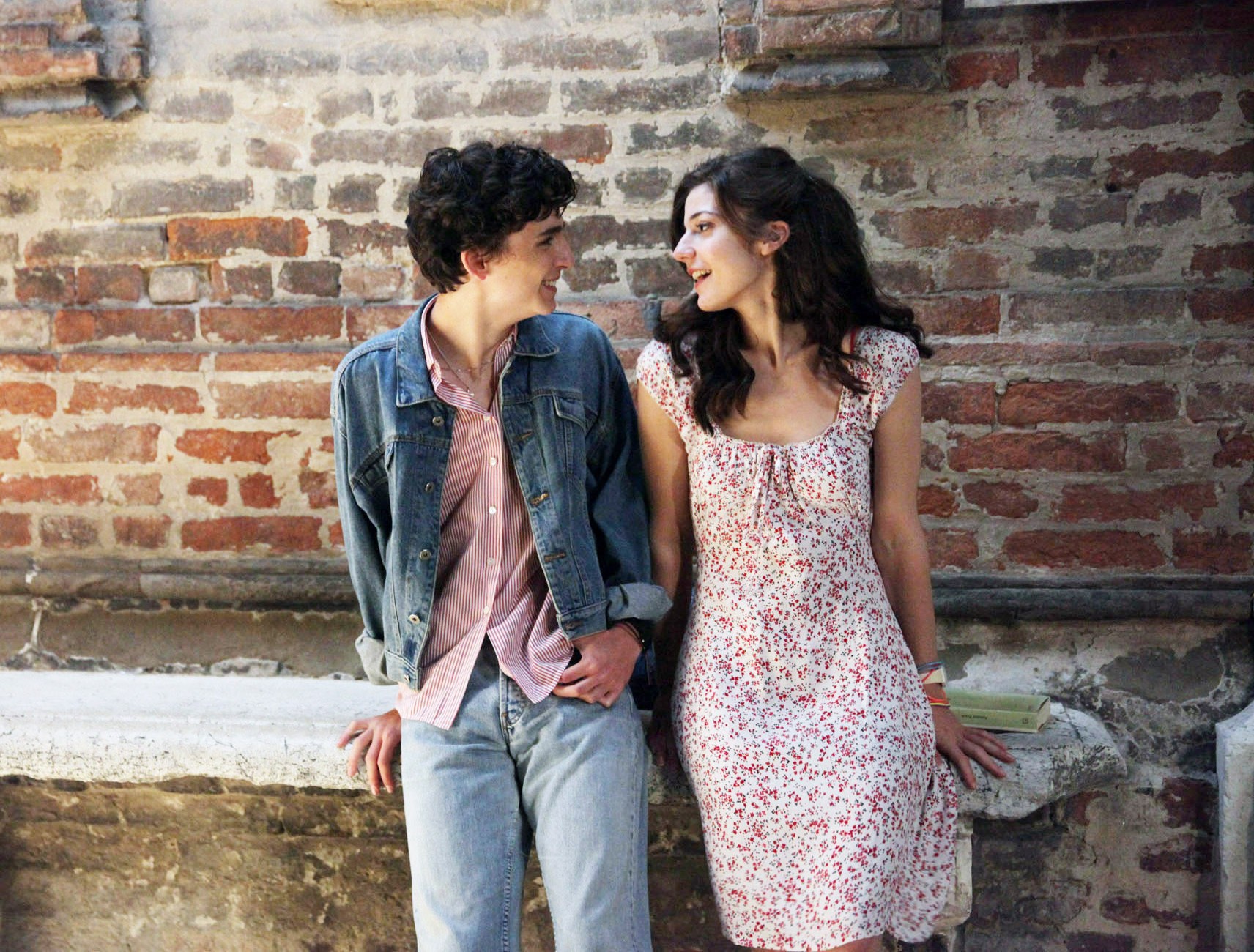 Timothee Chalamet and Esther Garrel in Call Me by Your Name