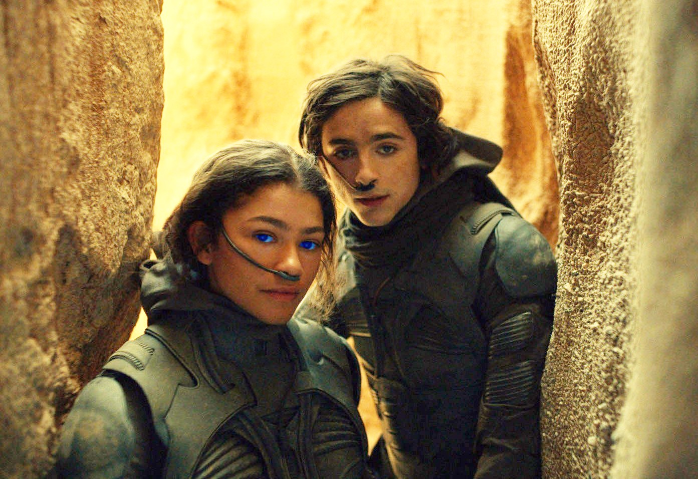 Zendaya, Timothée Chalamet in Dune