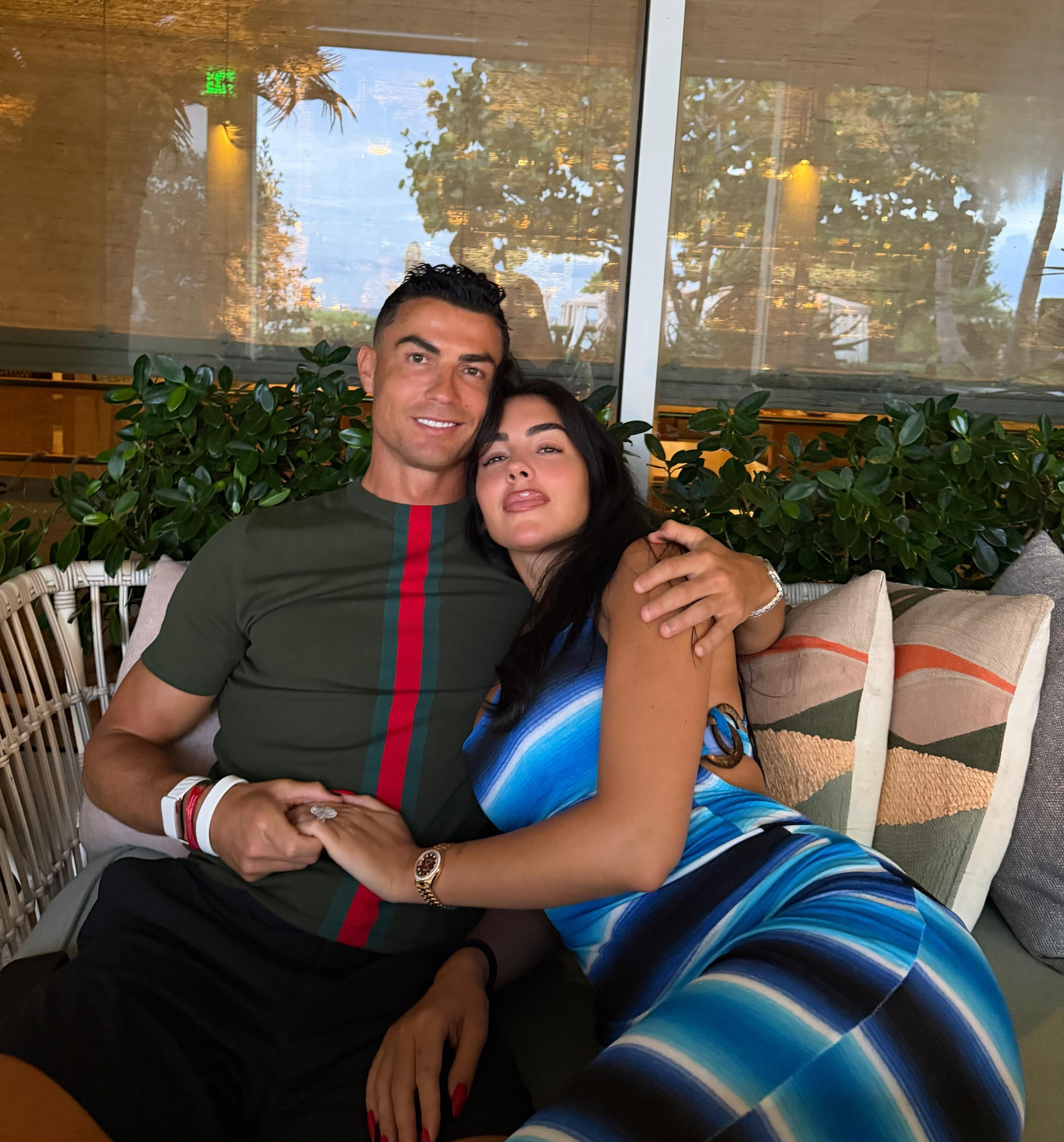 Cristiano Ronaldo's Fiancee Georgina Rocks Cheeky Thong Bikini as Wedding Rumors Swirl Amid World Cup