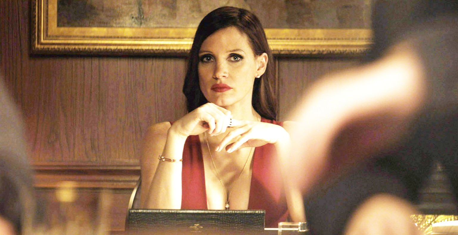 Jessica Chastain in Molly's Game