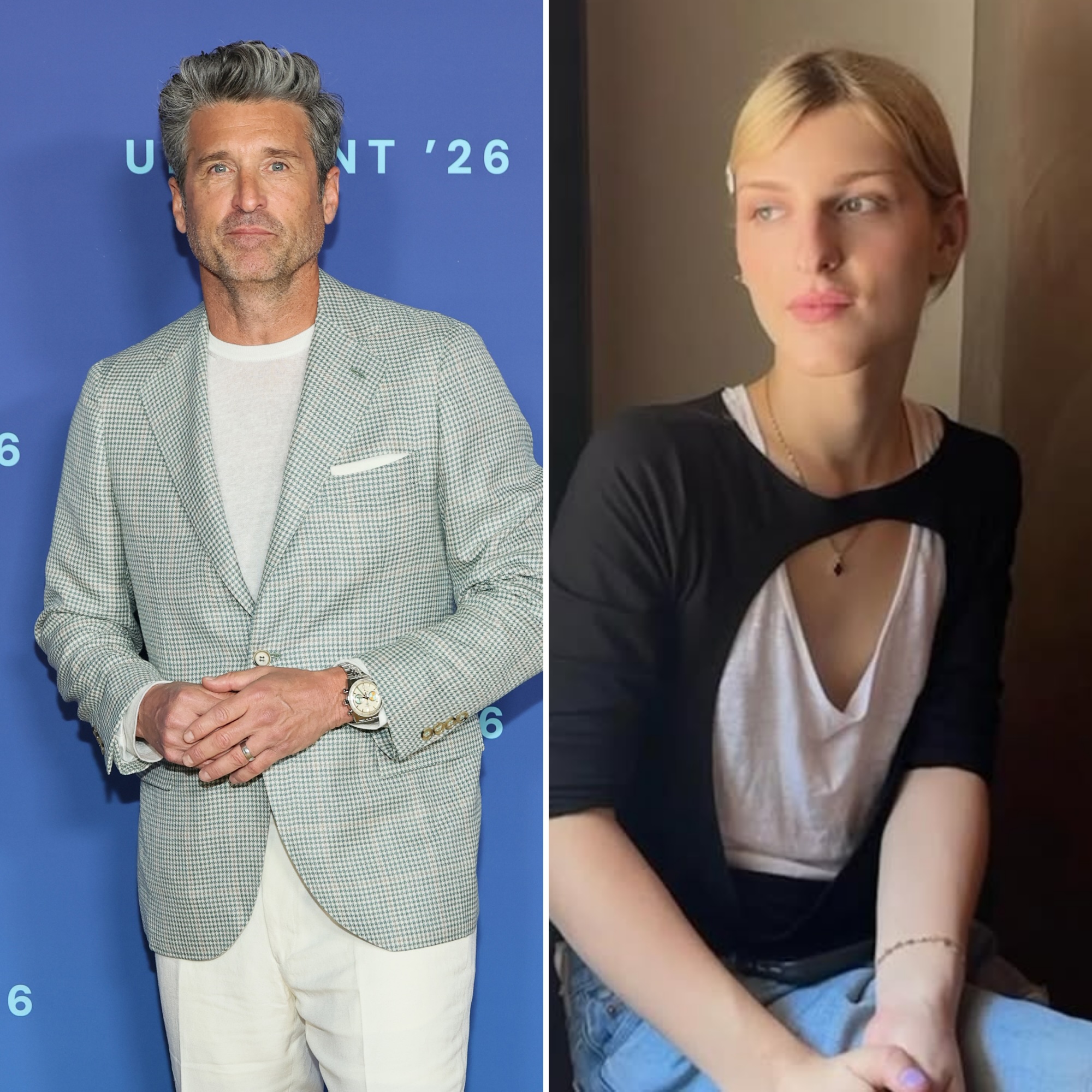 Patrick Demsey’s Child Wears Sheer Dress in Glitzy Campaign