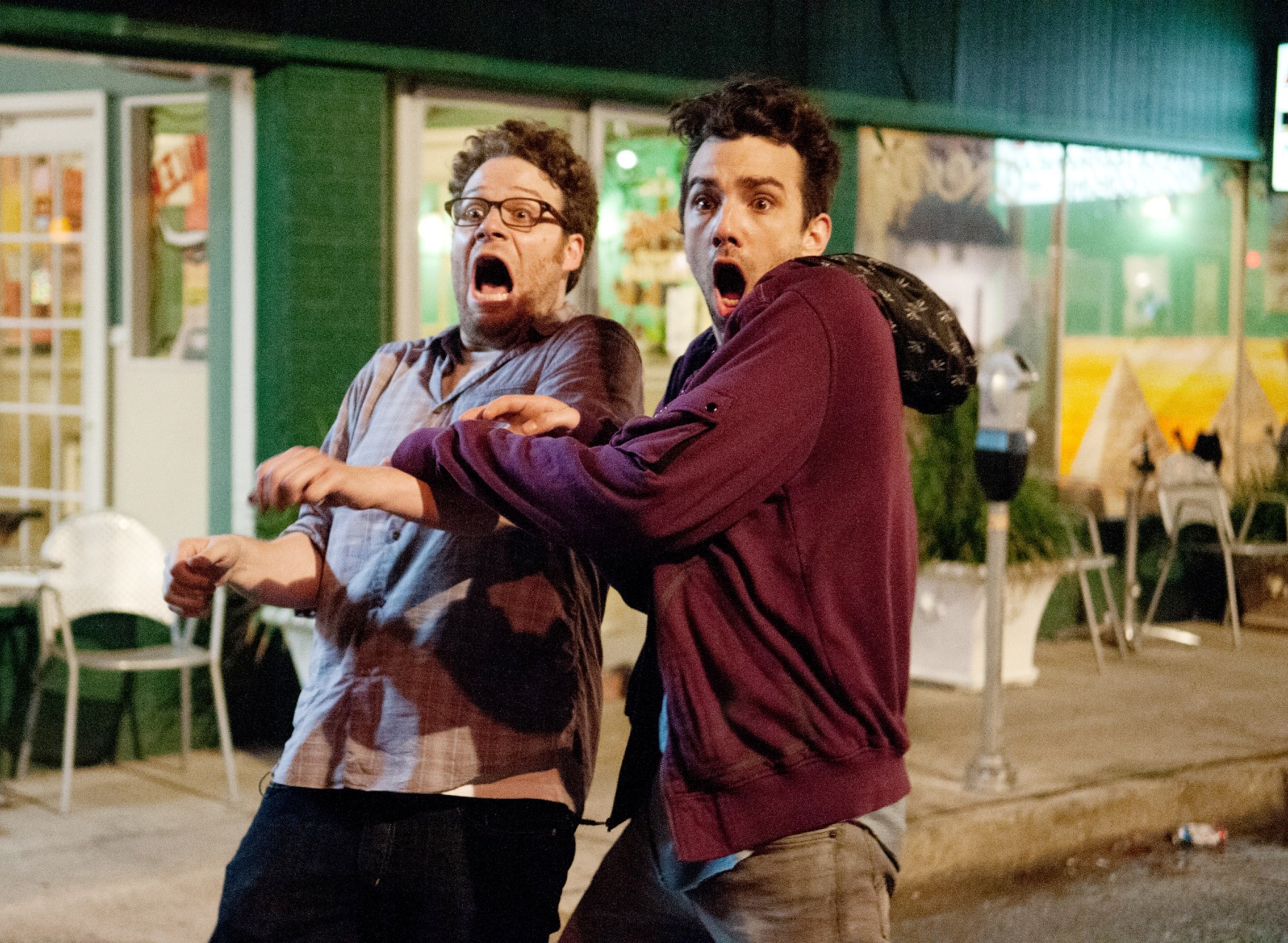 Seth Rogen and Jay Baruchel in This is the End