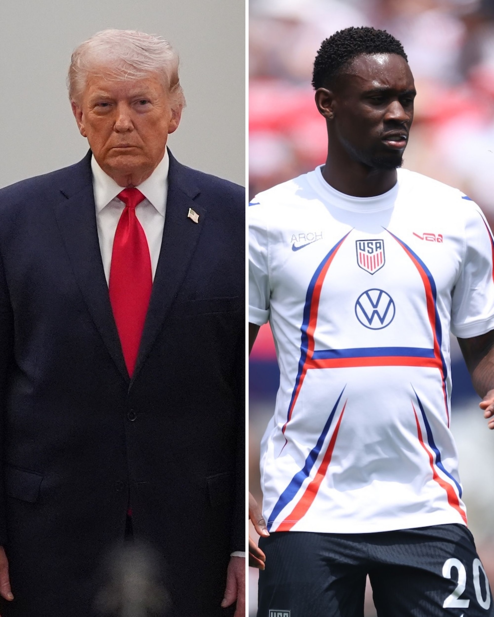 Can Donald Trump Intervene to Overturn Controversial Folarin Balogun Red Card