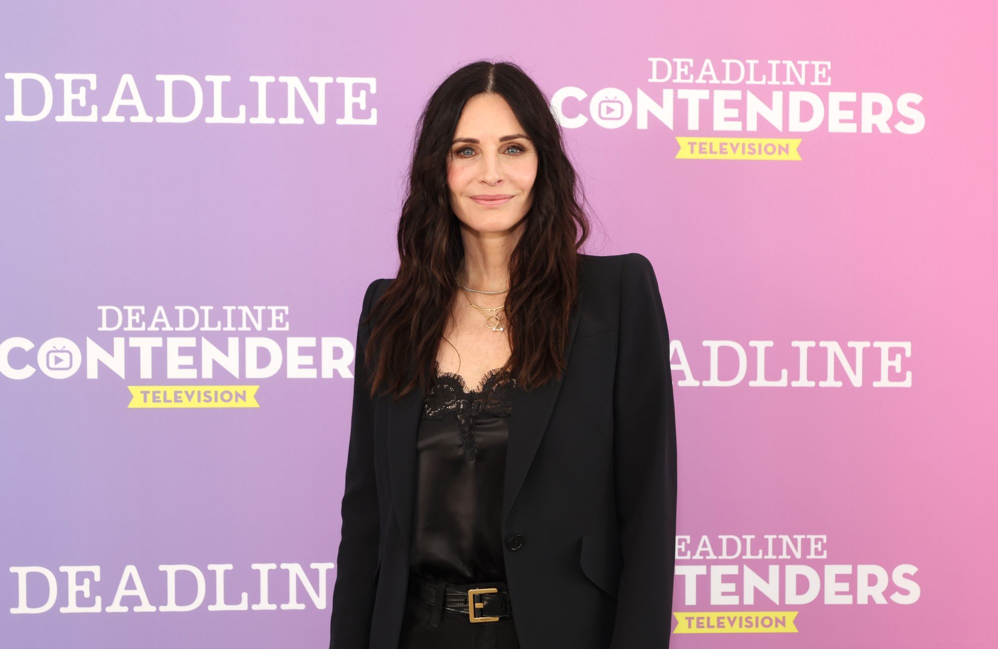 Producer/Actor Courteney Cox from Starz’ ‘Shining Vale’ attends Deadline Contenders Television at Paramount Studios on April 10, 2022 in Los Angeles, California.