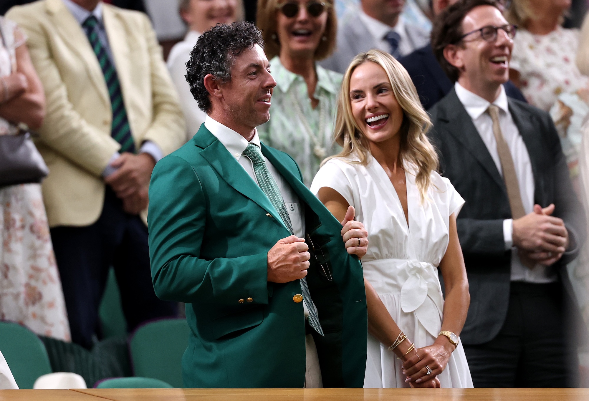 Golfer Rory McIlroy and Wife Erica Make Rare Appearance at Wimbledon, Sit in Royal Box