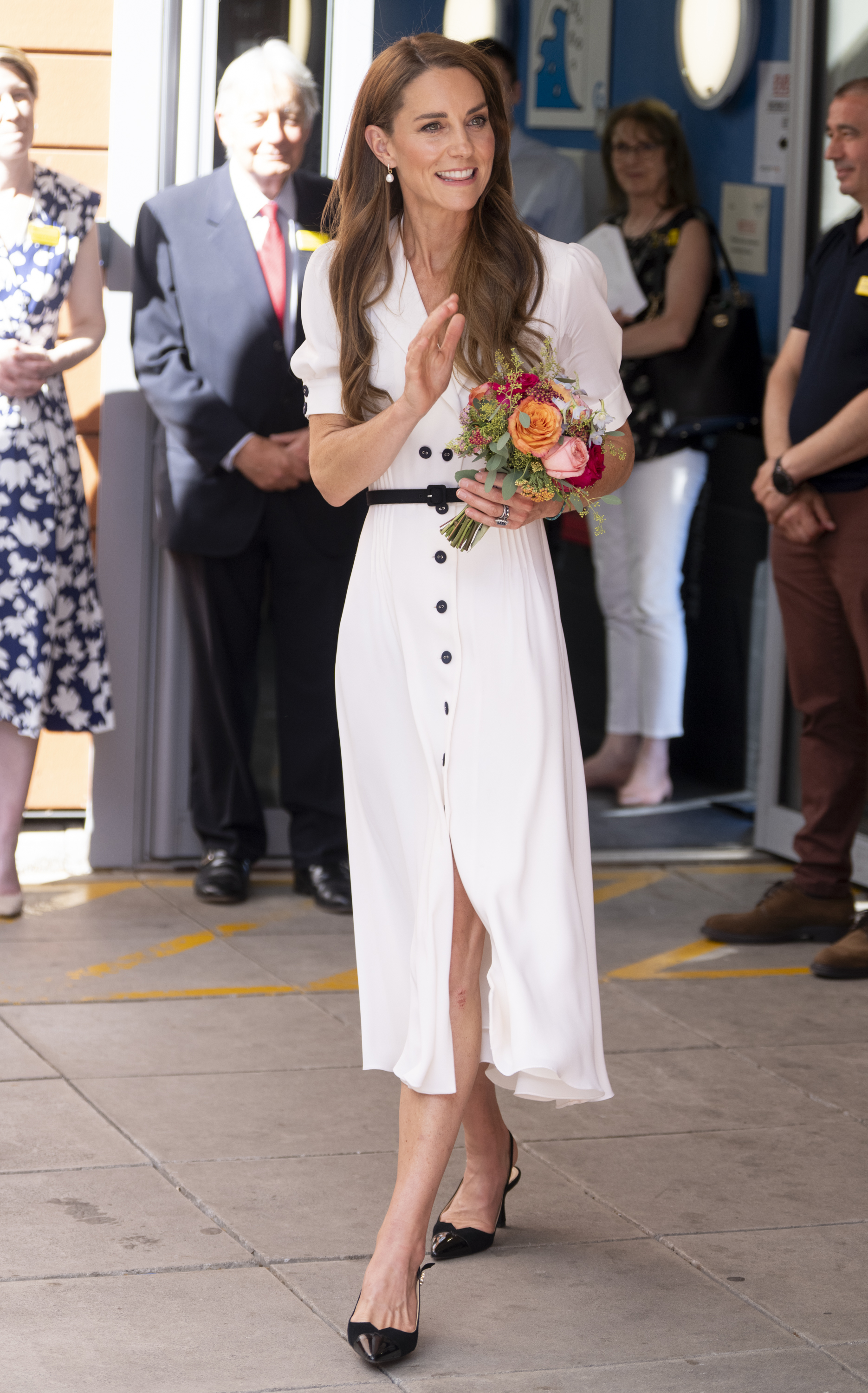 Catherine, Princess of Wales visits the Evelina London Children's Hospital on July 6, 2026 in London, England.