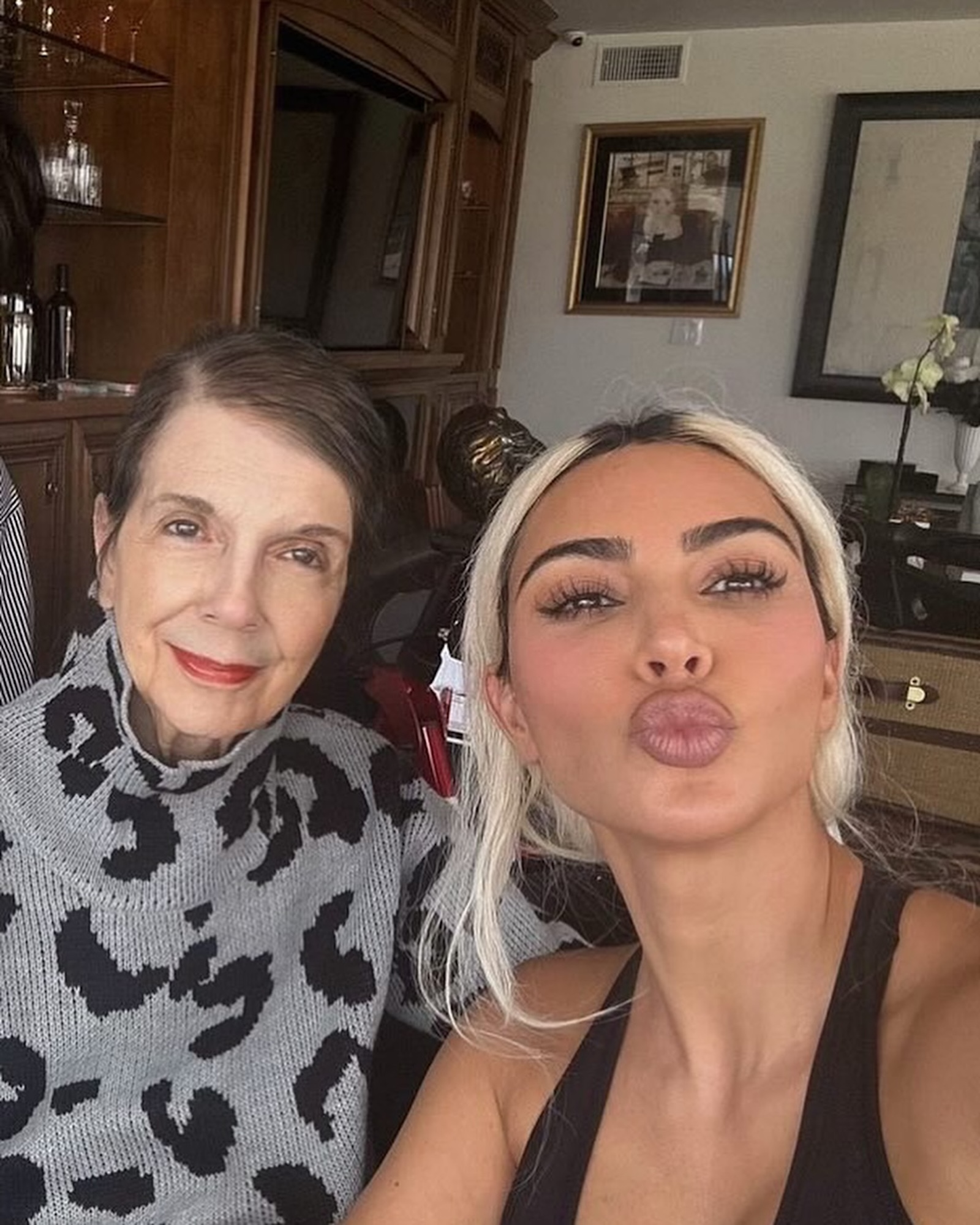 Kim Kardashian Honors ‘Forever Twin’ and Grandmother Mary Jo ‘MJ’ Shannon After Her Death