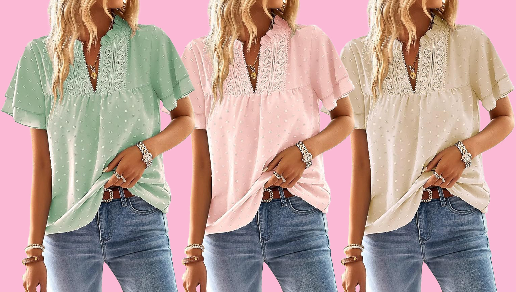 summer blouse hides tummy