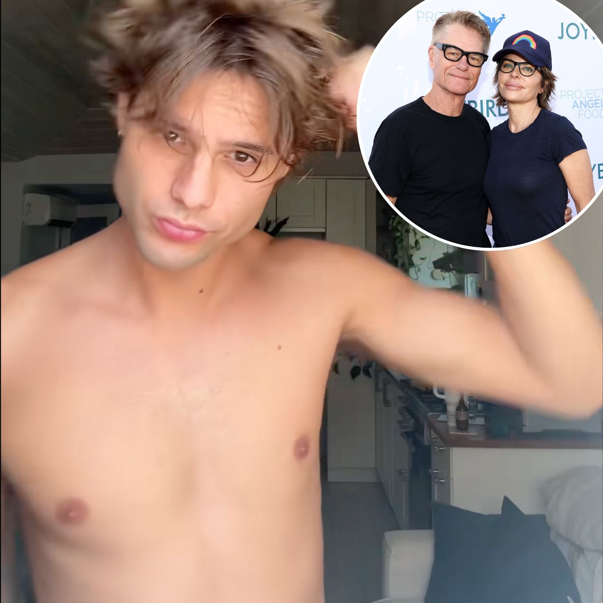 Lisa Rinna Cant Believe How Much Love Island Bryce Alakai Looks Like Harry Hamlin
