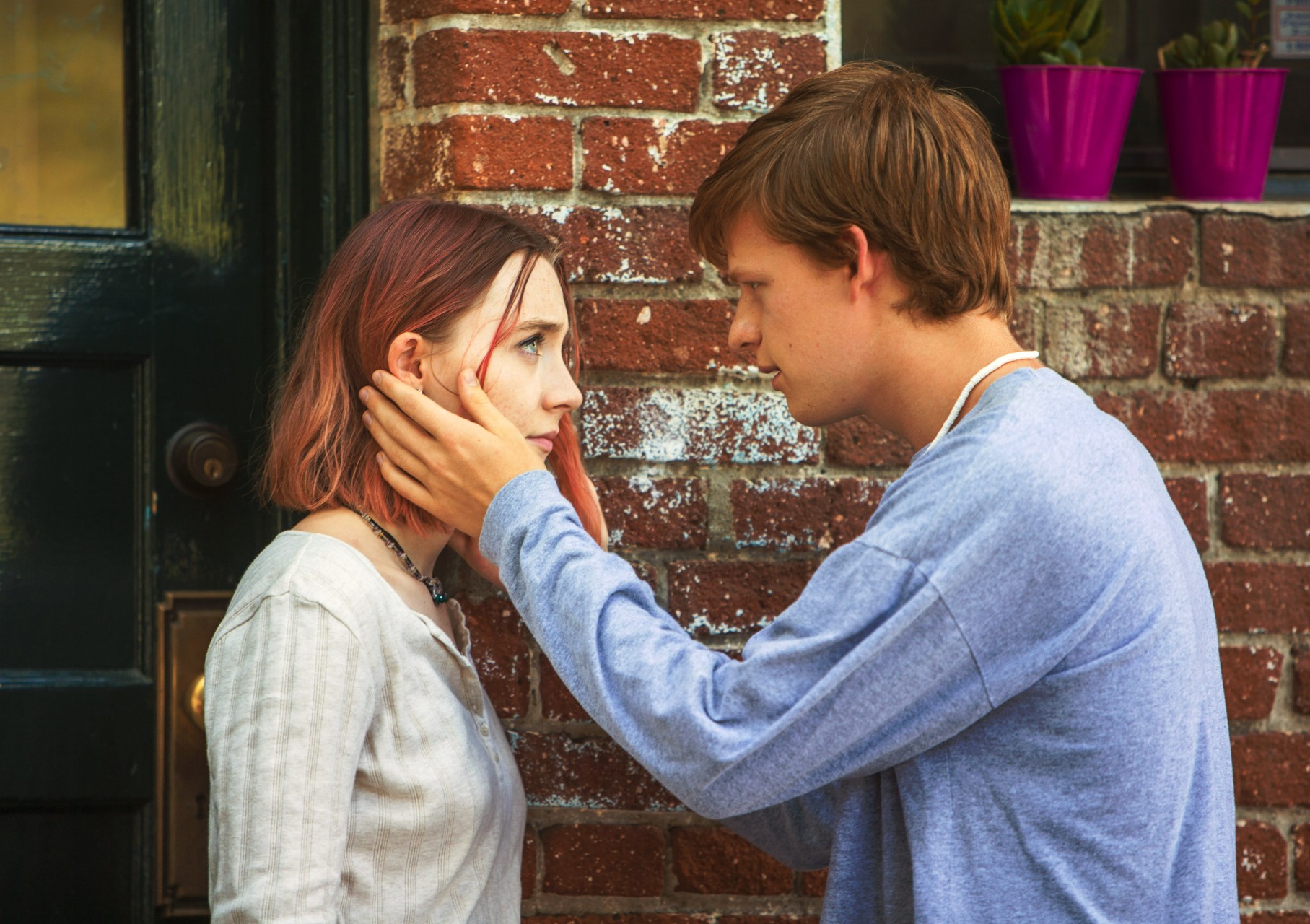 Saoirse Ronan, Lucas Hedges in Lady Bird