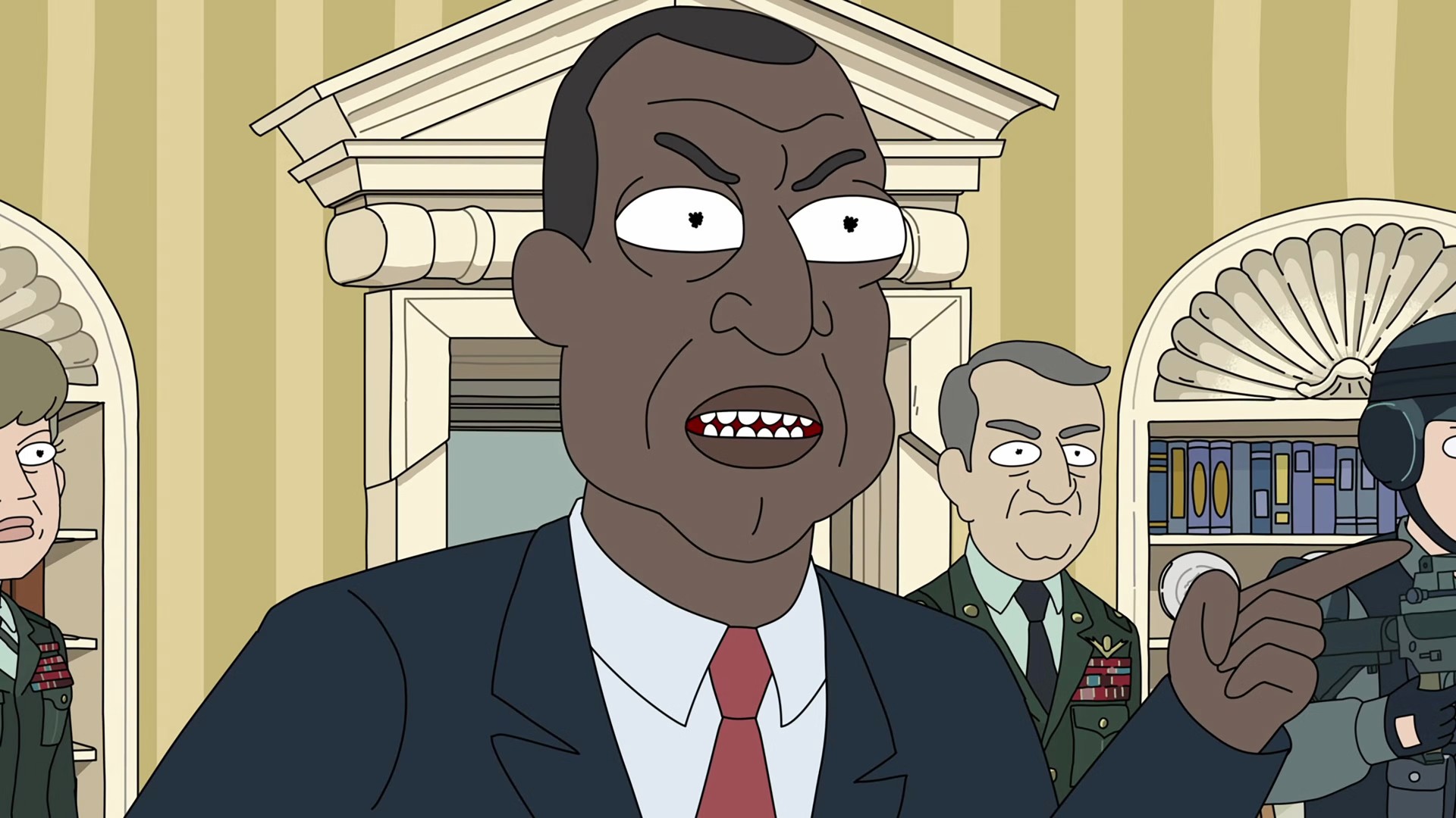 Keith David in President Curtis