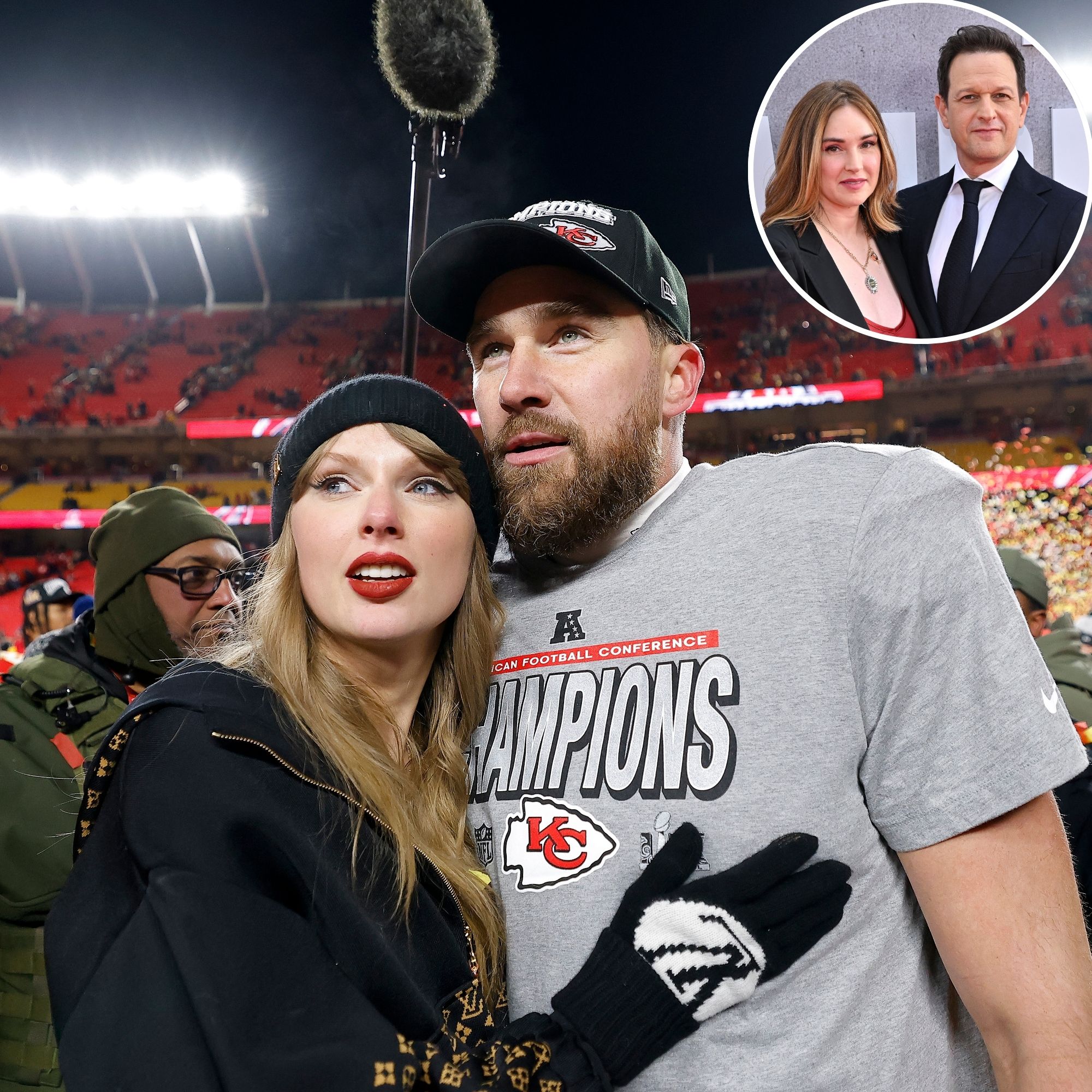 Taylor Swift and Travis Kelce