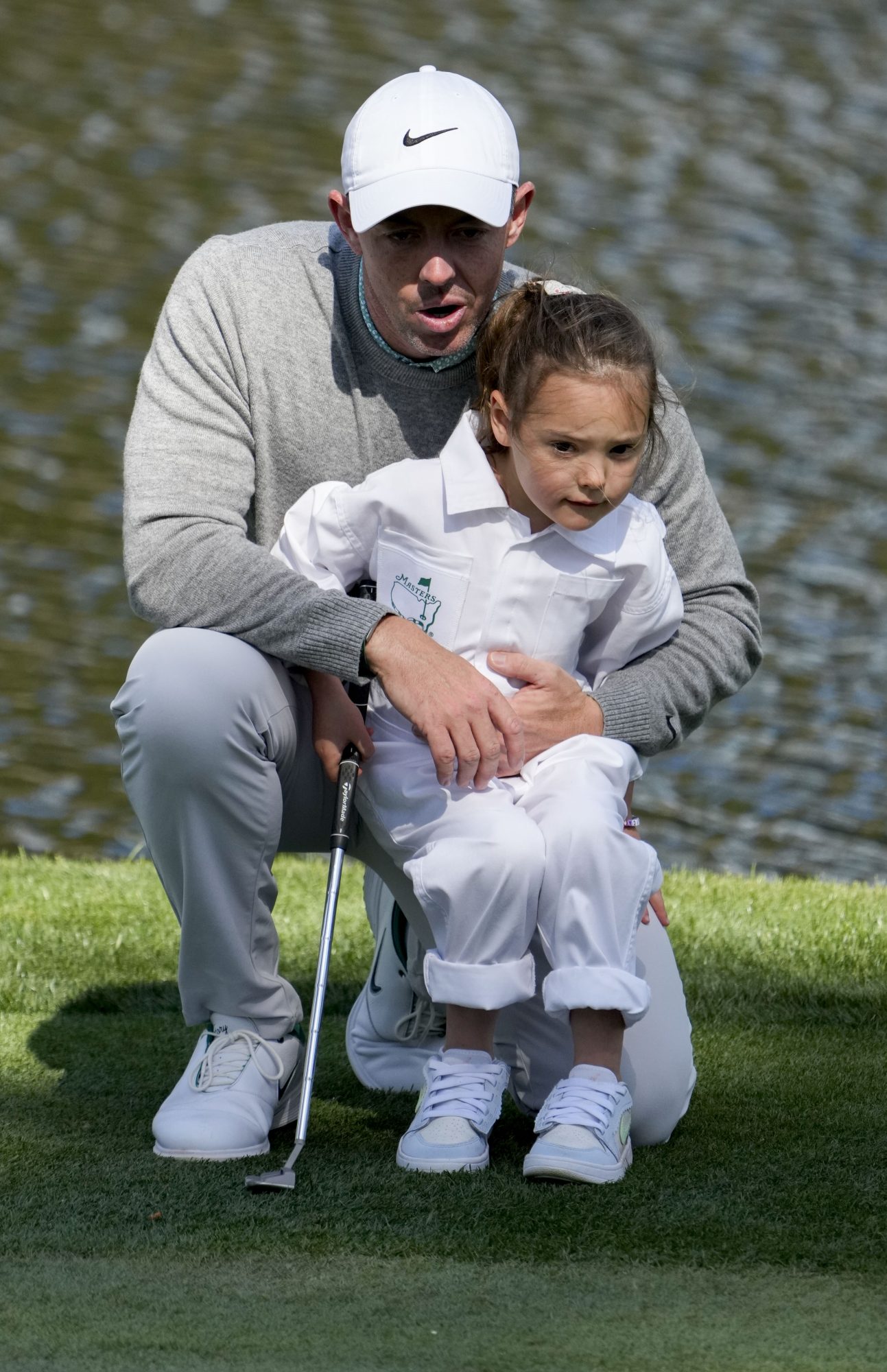 Rory McIlroy and his daughter, Poppy
