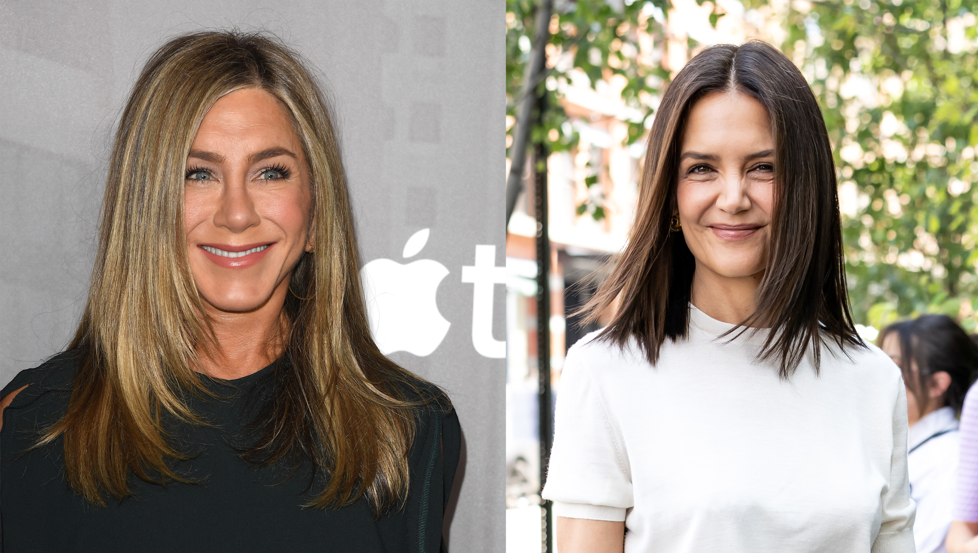 Jennifer Aniston and Katie Holmes