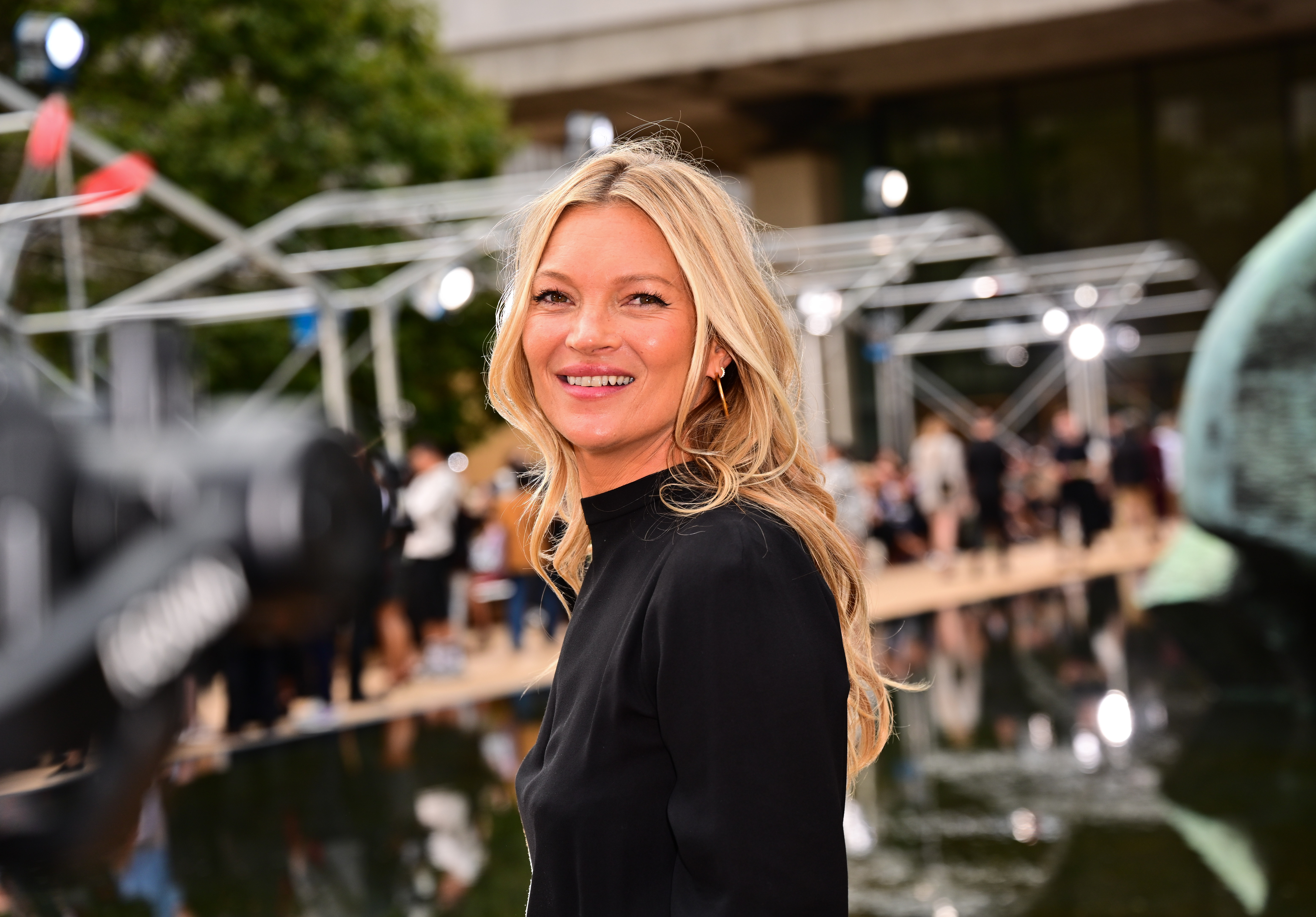 Kate Moss attends the Longchamp SS20 Runway Show at Hearst Plaza, Lincoln Center on September 7, 2019 in New York City.