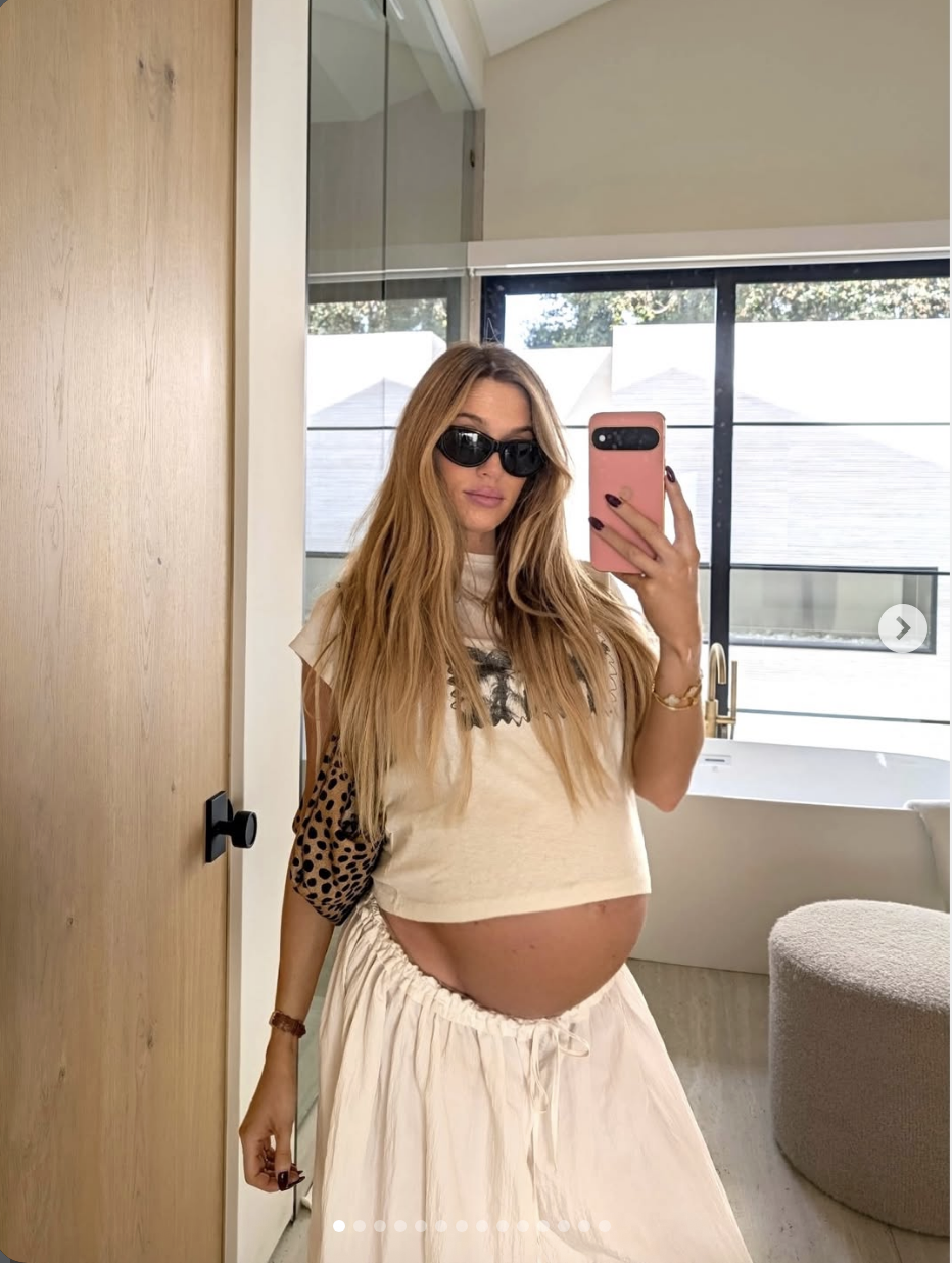 Pregnant Alex Cooper Shows Off Her Growing Baby Bump