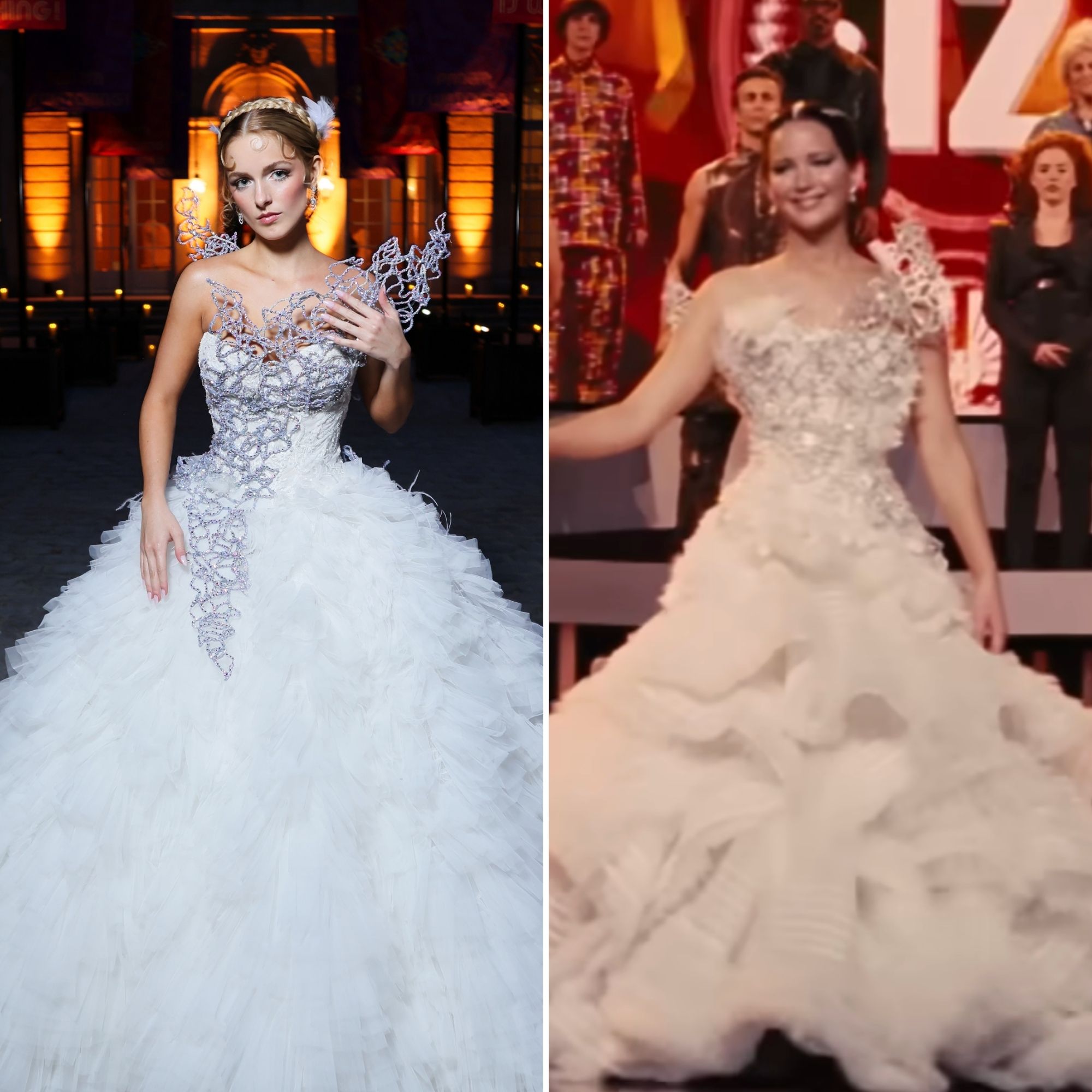 McKenna Grace Recreates Jennifer Lawrence’s Katniss Dress