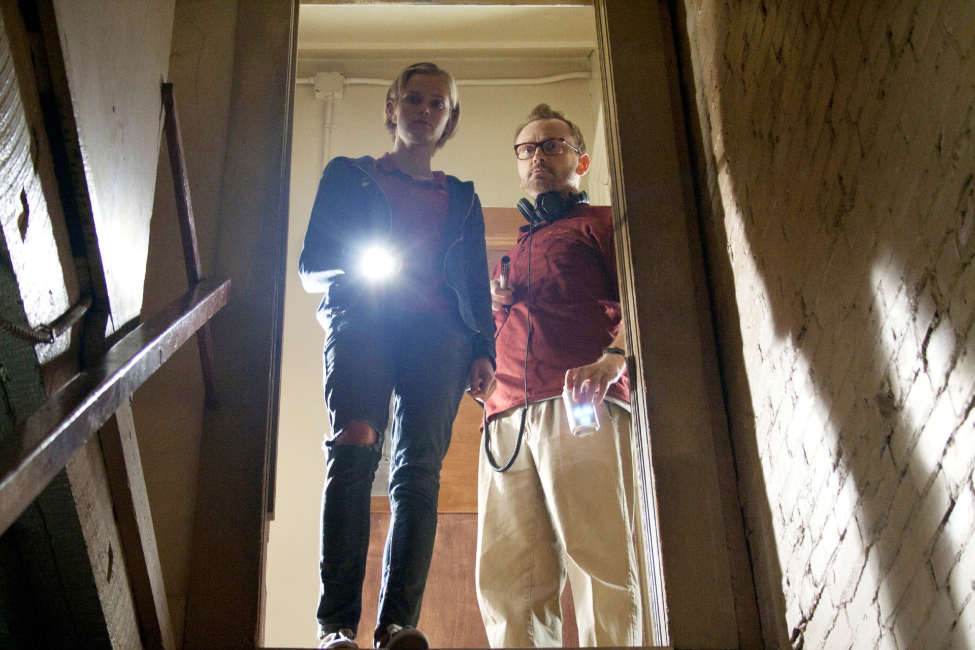 Sara Paxton and Pat Healy in The Innkeepers
