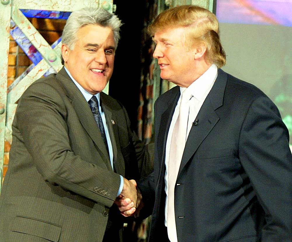 Jay Leno and Donald Trump