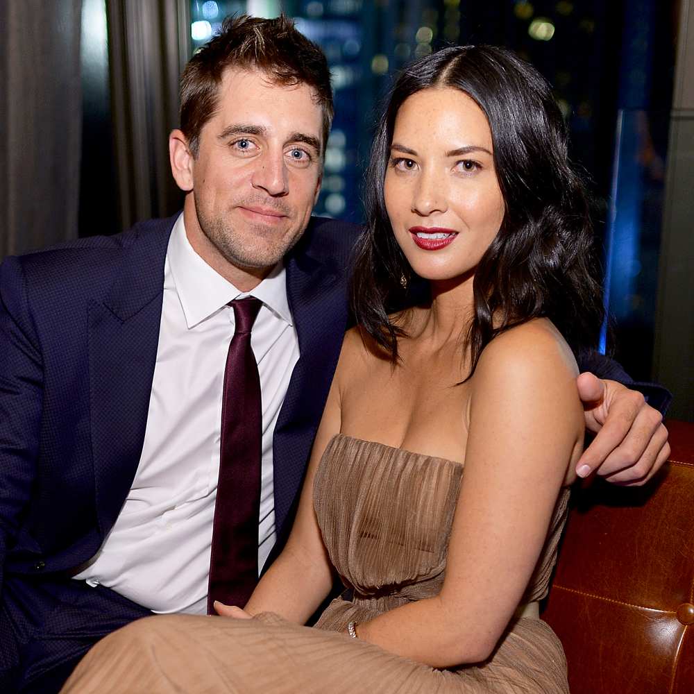 Aaron Rodgers and Olivia Munn