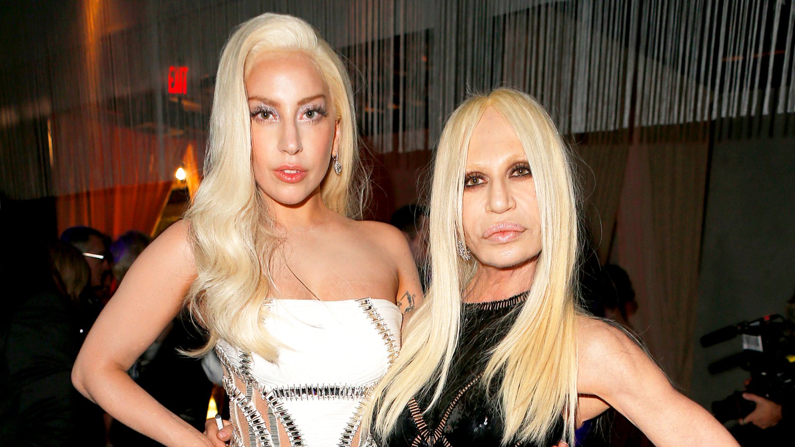 Lady Gaga and Donatella Versace