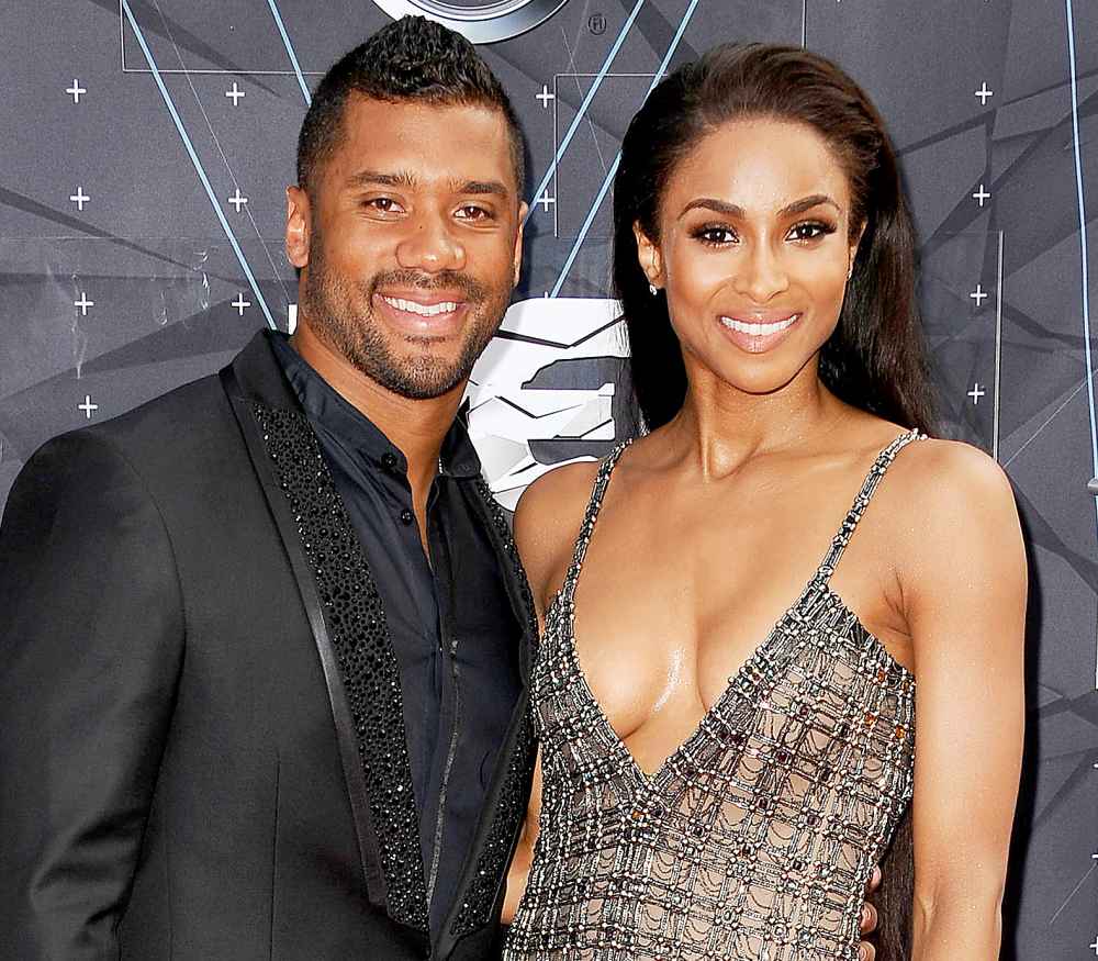 Russell Wilson and Ciara