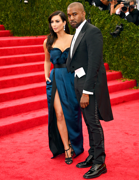 Kayne West and Kim Kardashian Met Gala