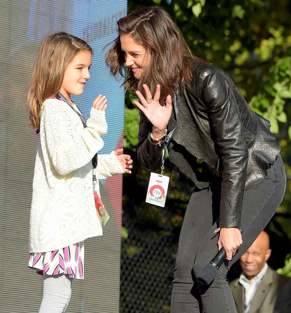 Suri Cruise and Katie Holmes