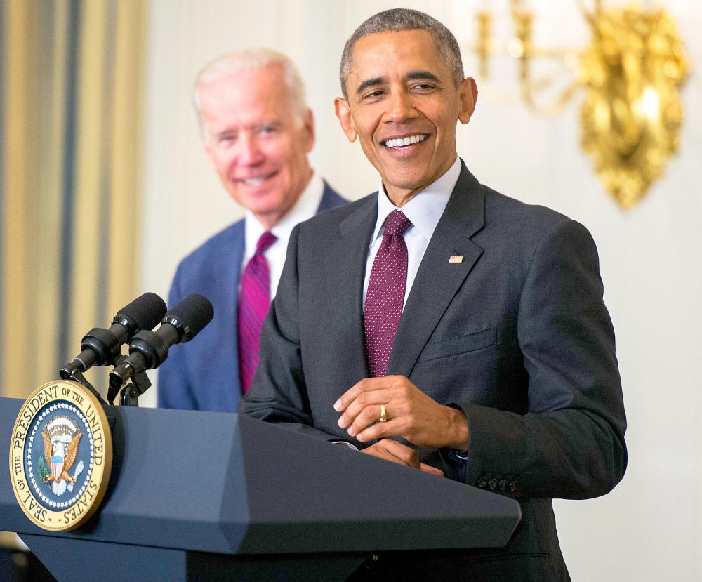 Barack Obama and Joe Biden