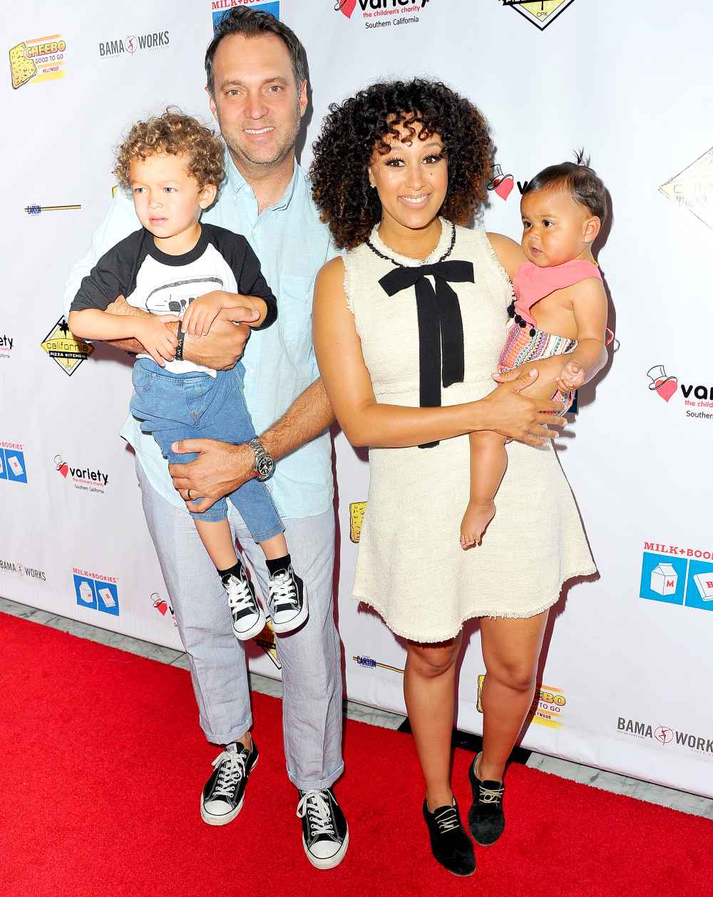 Tamera Mowry, Adam Housley, Aden and Ariah