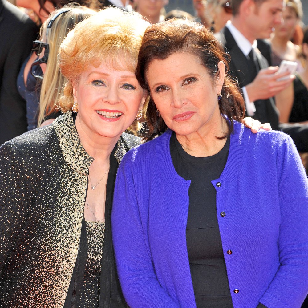 Debbie Reynolds and Carrie Fisher