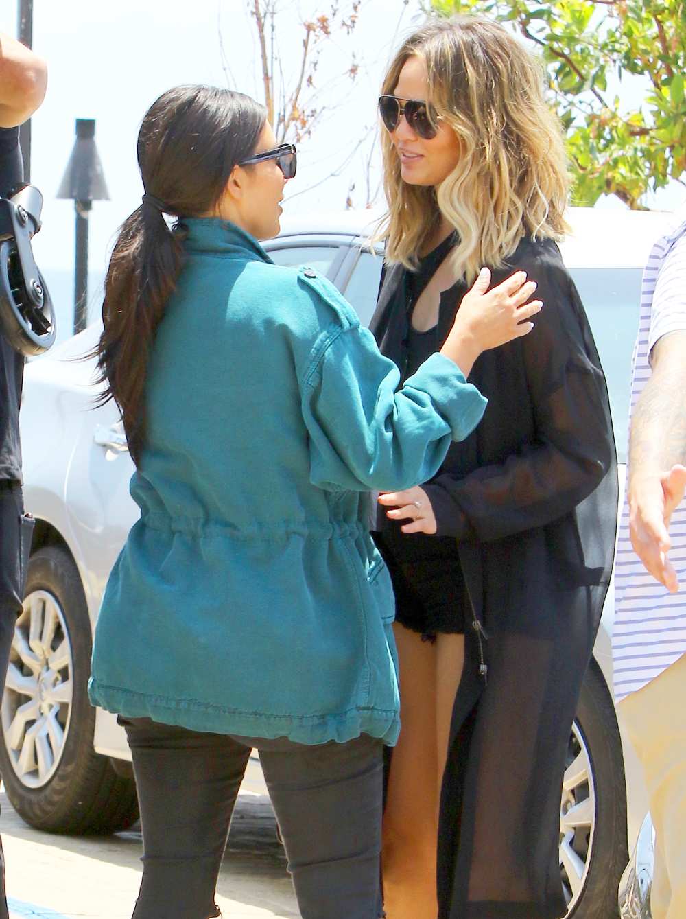 Kim Kardashian and Chrissy Teigen