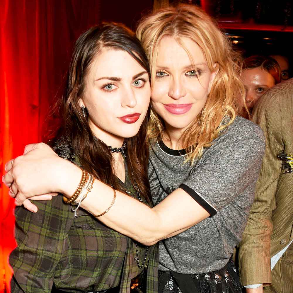 Frances Bean Cobain and Courtney Love