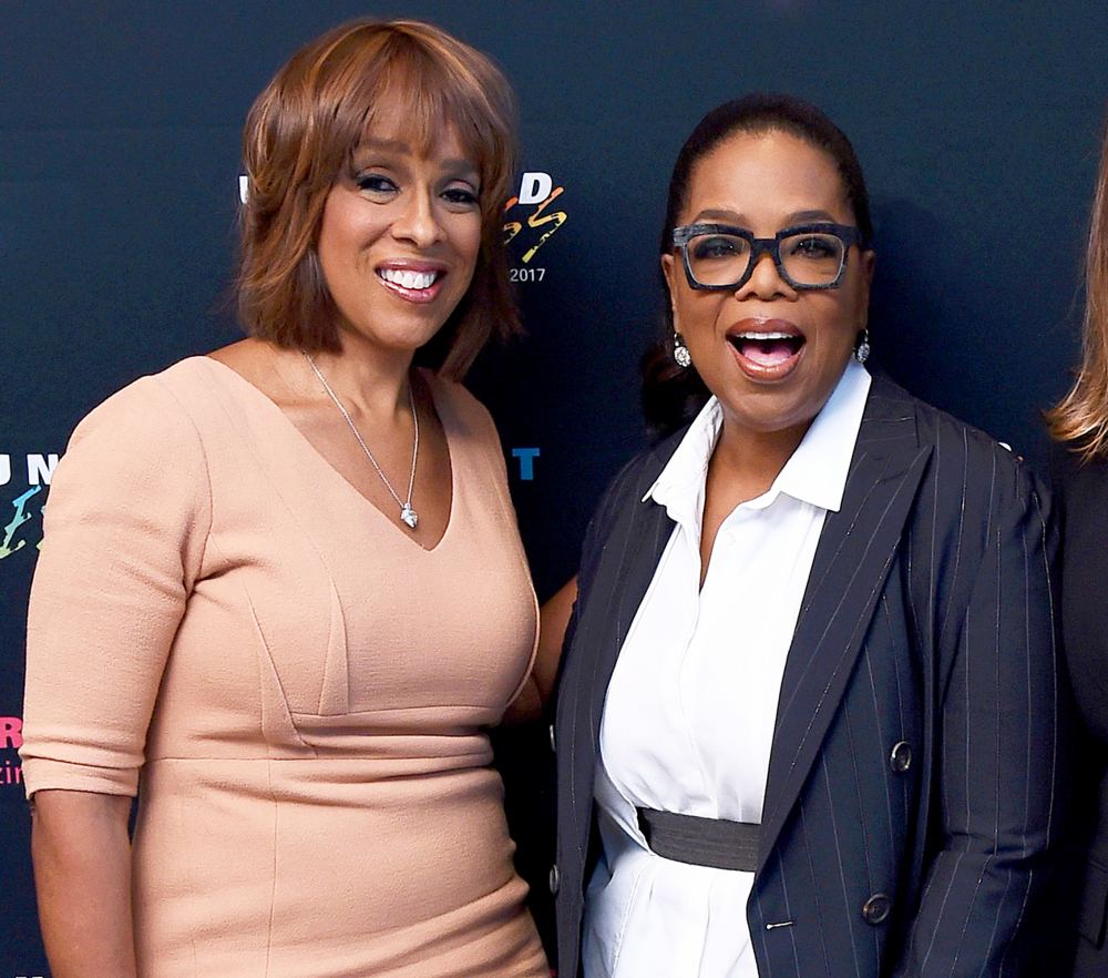 Gayle King and Oprah