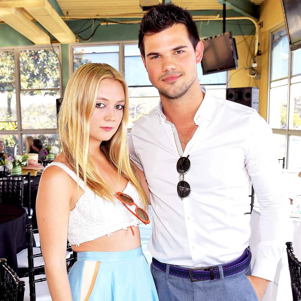 Billie Lourd and Taylor Lautner