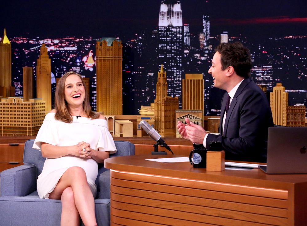 Natalie Portman and Jimmy Fallon