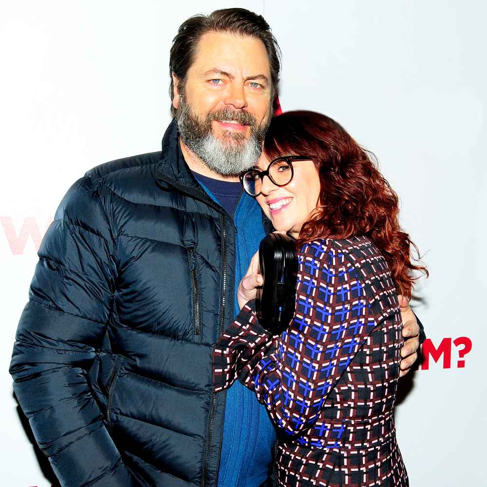 Nick Offerman and Megan Mullally