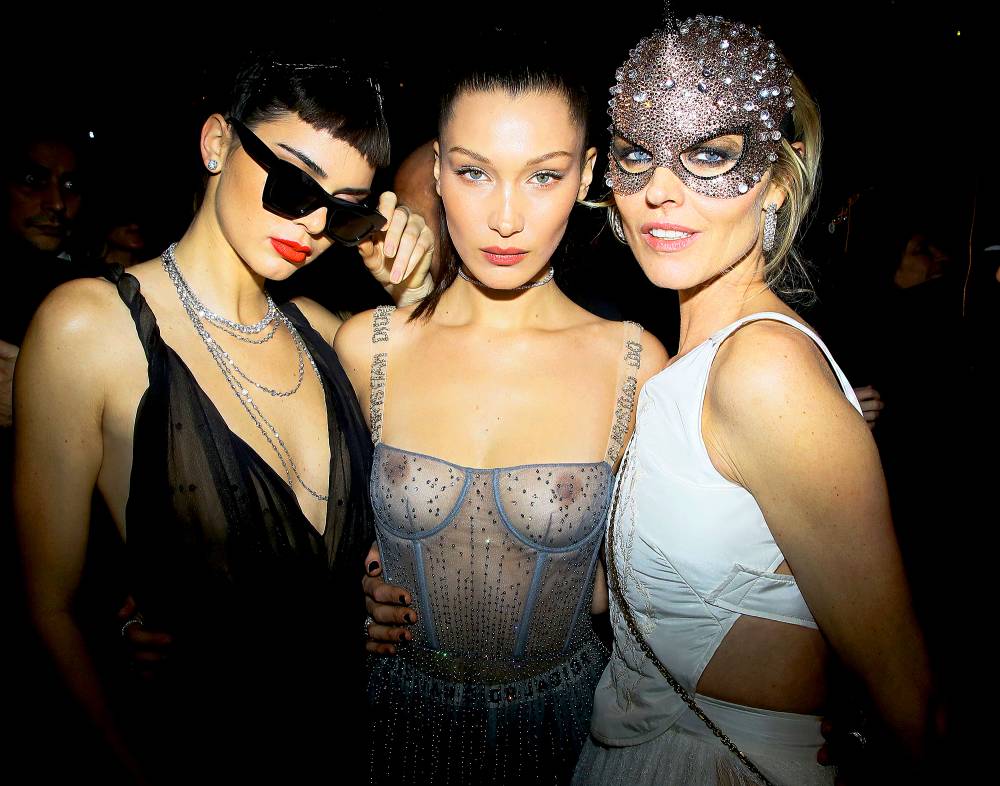 Kendall Jenner, Bella Hadid and Eva Herzigova