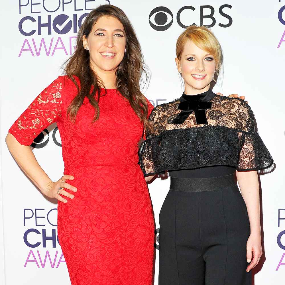 Mayim Bialik and Melissa Rauch