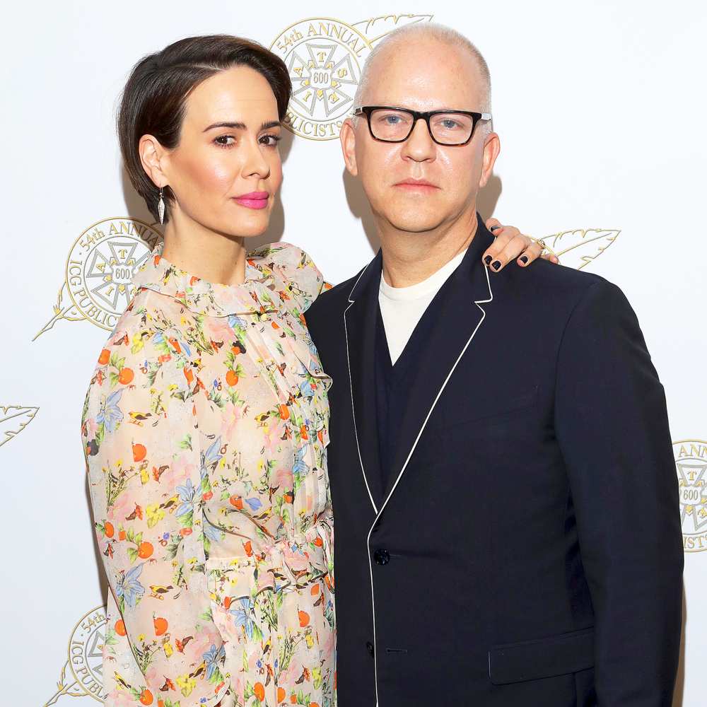 Sarah Paulson and Ryan Murphy