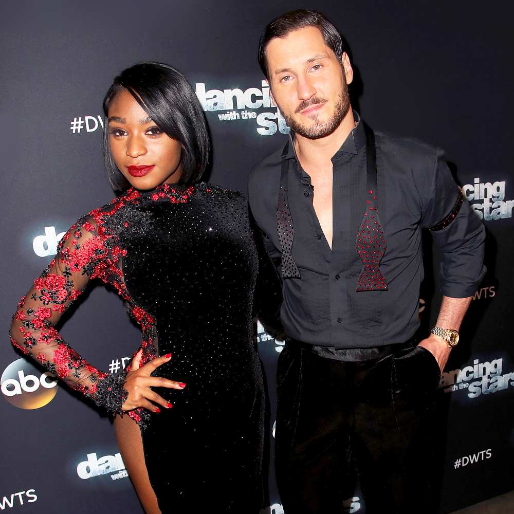 Normani Kordei and Val Chmerkovskiy