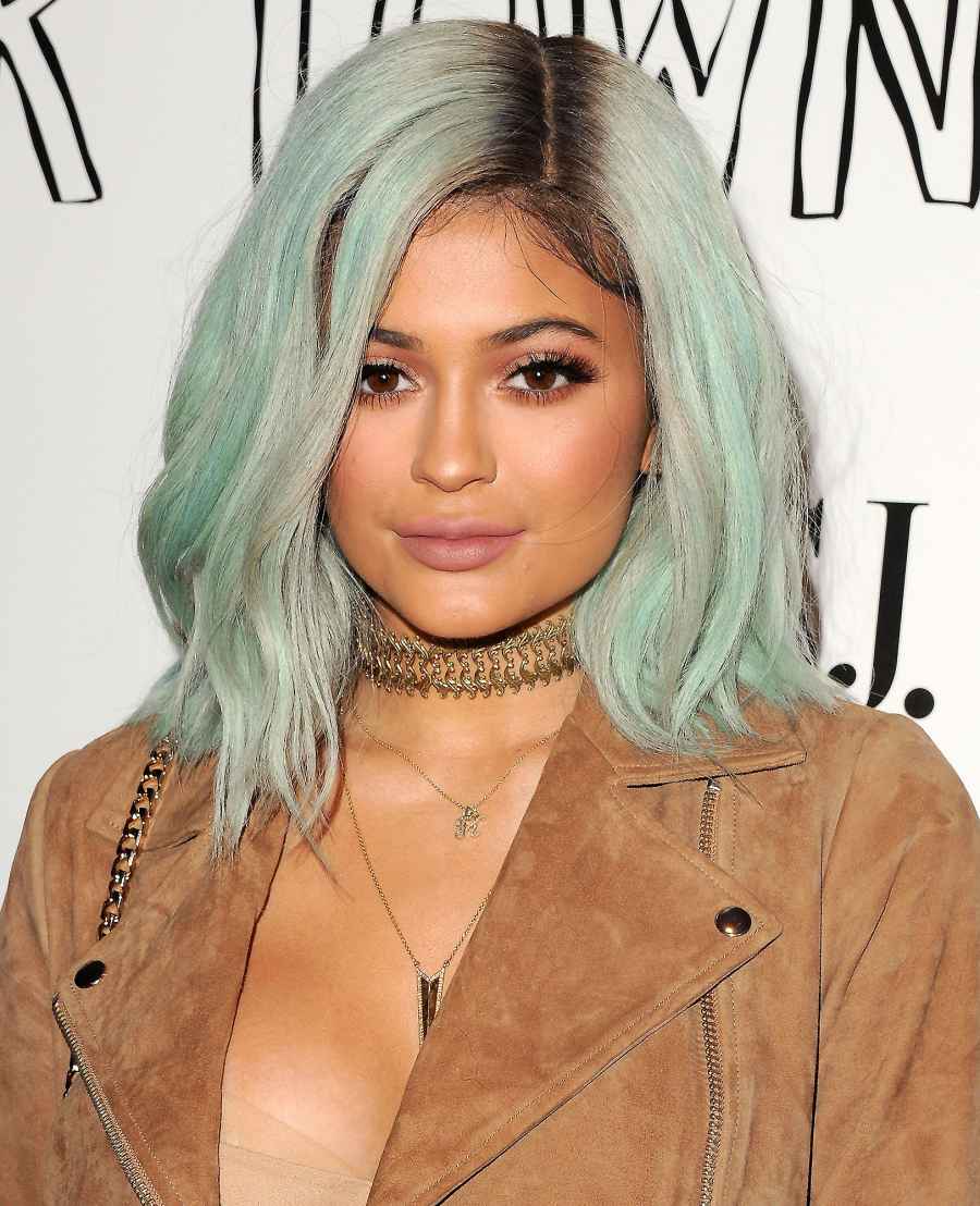 Kylie Jenner's Colorful Wigs- hair color changes