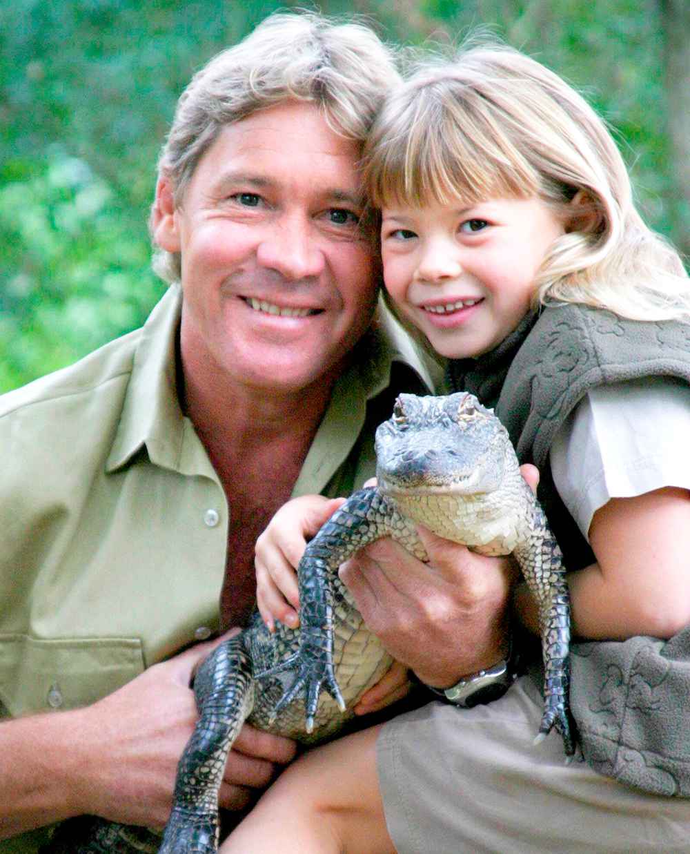 Steve Irwin and Bindi Irwin