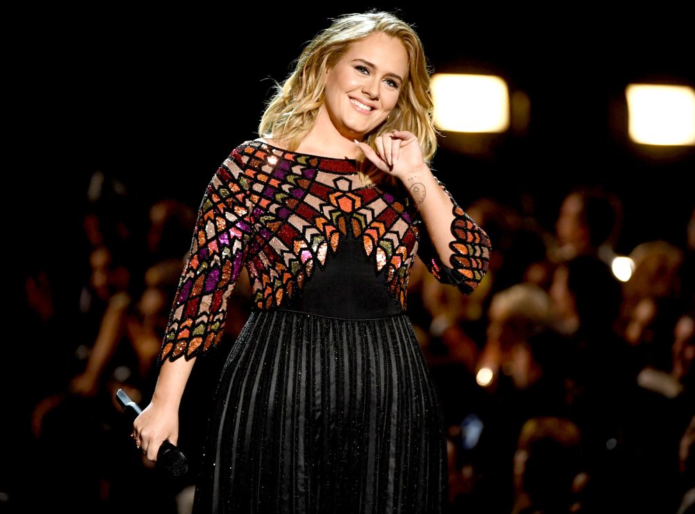 Adele performs onstage during The 59th GRAMMY Awards at STAPLES Center on February 12, 2017 in Los Angeles, California.