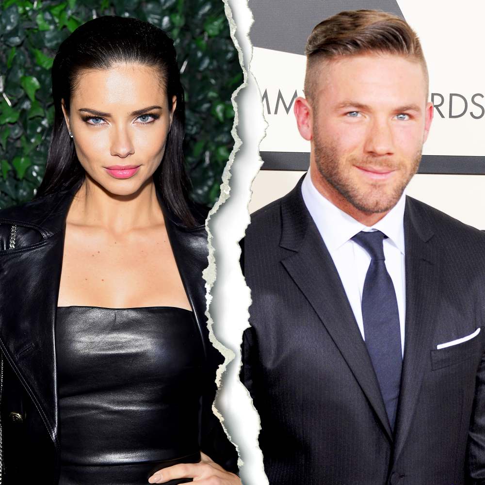 Adriana Lima and Julian Edelman