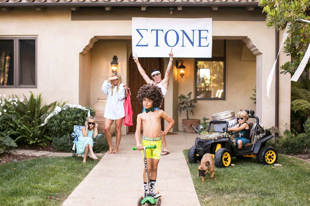 Andrew Firestone and his family