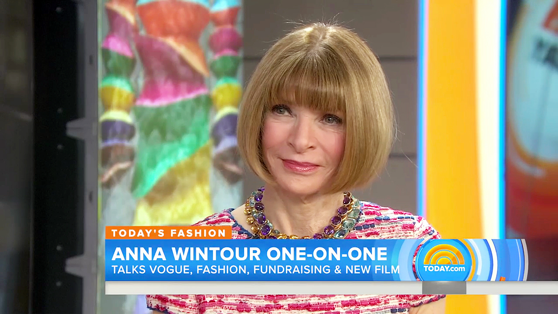 Anna Wintour on the Today show
